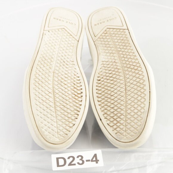 Cole Haan Womens Grandpro Slip On Shoes Size 9 Black Woven Suede Sporty Loafers - Picture 10 of 11